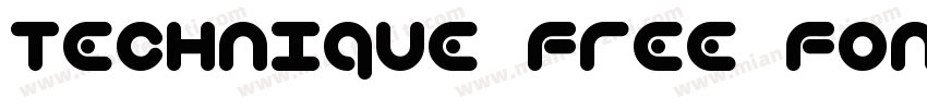 Technique Free Font字体转换